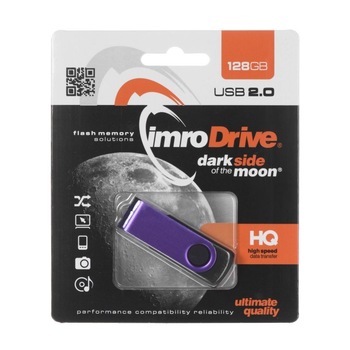 Memorie USB Imro, Axis 128 GB, USB 2.0, Mov Memorie USB Imro, Axis 128 GB, USB 2.0, Mov