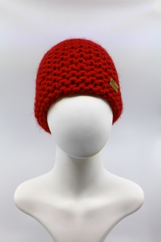 Made in Roșia Montană, Caciula de lana merino Downtown, rosu inchis, Standard Made in Roșia Montană, Caciula de lana merino Downtown, rosu inchis, Standard