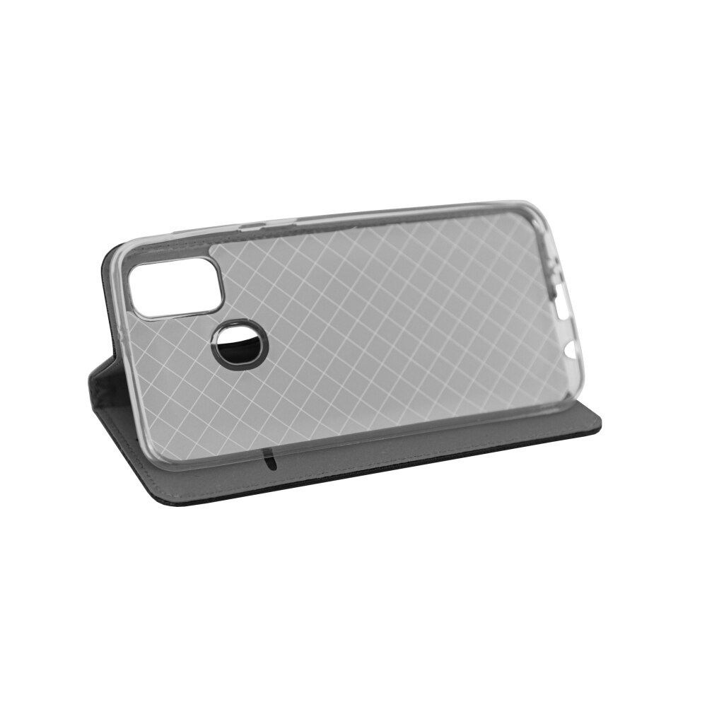 Husa Carte Smart cu Inchidere Magnetica pentru Samsung Galaxy A21s, Negru