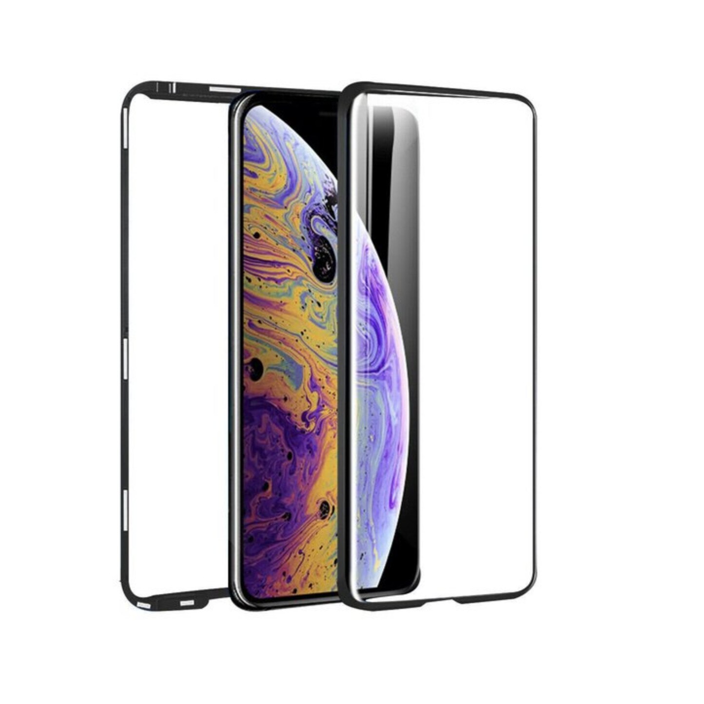 Husa 360 Magnetica cu sticla fata + spate pentru Galaxy S10e Black
