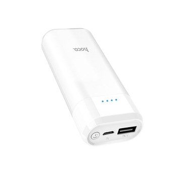 Baterie Externa Hoco, Entourage B35A 5200 mAh, Alb Baterie Externa Hoco, Entourage B35A 5200 mAh, Alb