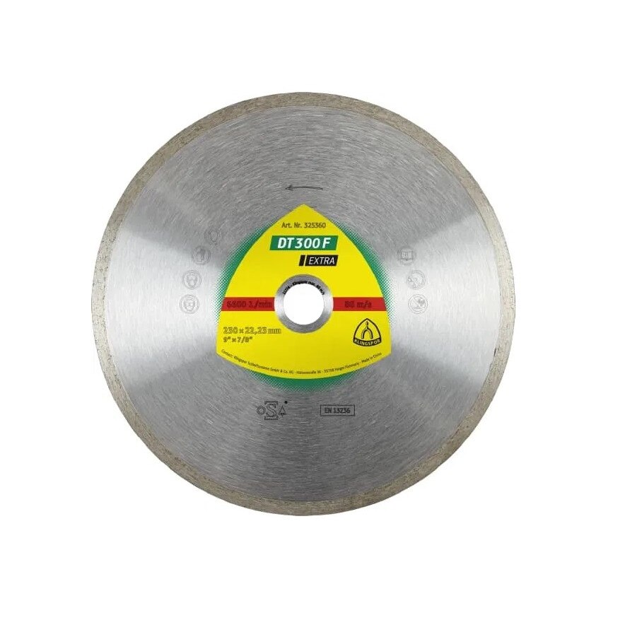 Disc diamantat continuu 115mm Klingspor DT300F Extra 325357