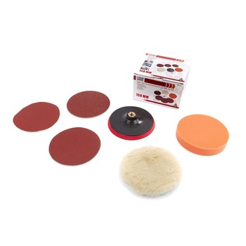 Set de slefuire si lustruire, HBM, 7 piese, M14 x 2 Set de slefuire si lustruire, HBM, 7 piese, M14 x 2
