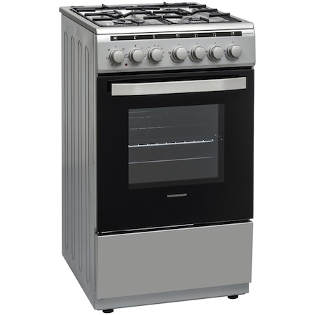 Комбинирана готварска печка Heinner HFSC-V60LITGC-SL