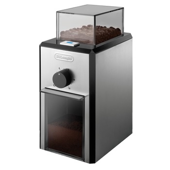 Rasnita de cafea De'Longhi KG 89, 110 W, 120 g, Negru/Inox Rasnita de cafea De'Longhi KG 89, 110 W, 120 g, Negru/Inox