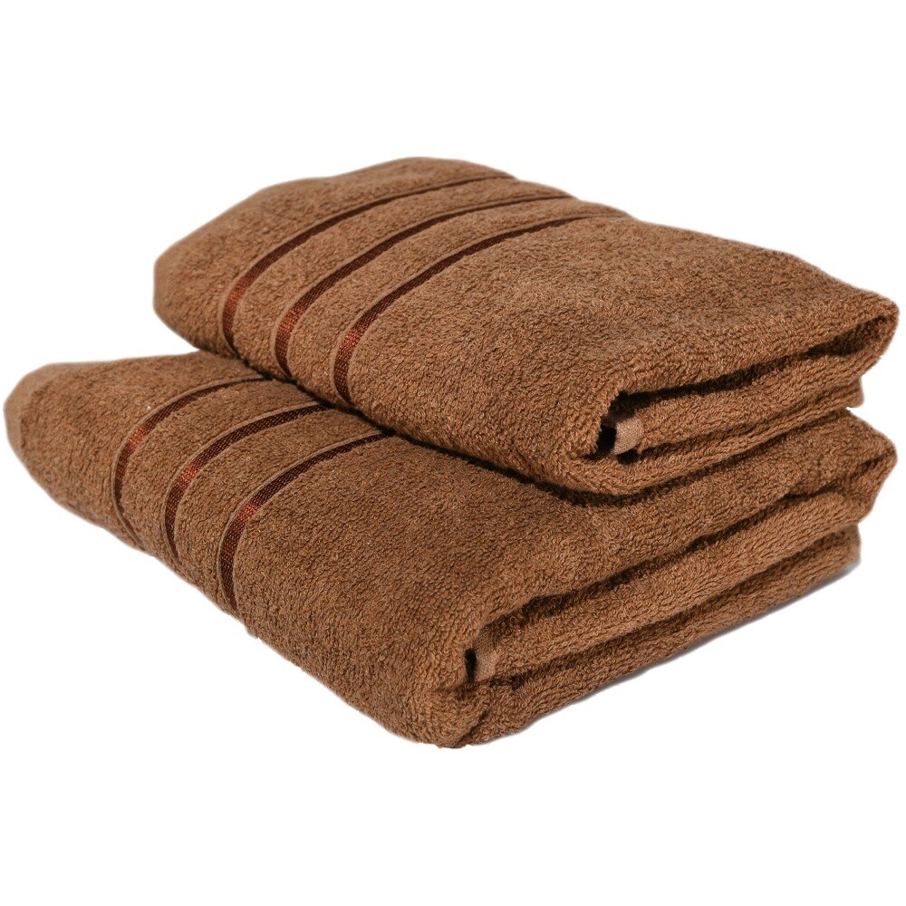 Set 2 prosoape Quasar & Co., 100% bumbac, 50 x 90 / 70 x 140 cm, maro