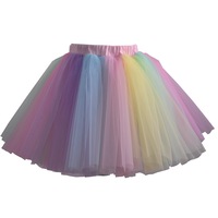 fustita tutu curcubeu roz bumbac tulle 128 cm 8 ani imagen 18_0_
0