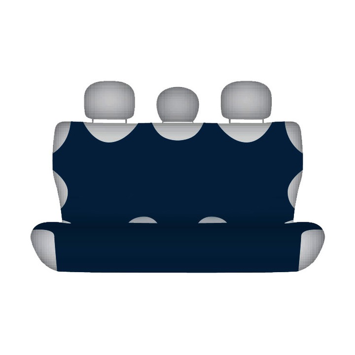 Huse bancheta spate maiou, Koszulki, 2buc - Albastru inchis