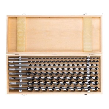 Set 8 burghie pentru lemn, tip Lewis, 8-22x460 mm, Drel Set 8 burghie pentru lemn, tip Lewis, 8-22x460 mm, Drel
