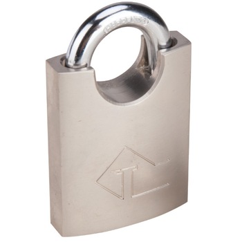 Lacat cu Protectie de Alama Nichelata EvoTools, Latime 50 mm Lacat cu Protectie de Alama Nichelata EvoTools, Latime 50 mm