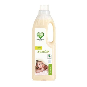Balsam de rufe bio cu aloe vera pentru bebelusi Planet Pure, Planet Pure, 1L Balsam de rufe bio cu aloe vera pentru bebelusi Planet Pure, Planet Pure, 1L