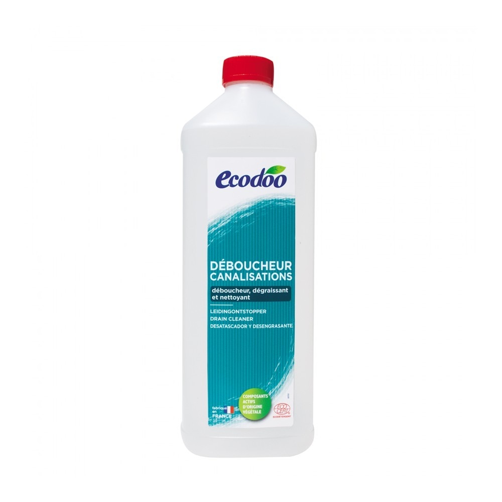 Solutie bio pentru desfundarea canalizarii Ecodoo, Ecodoo, 1L