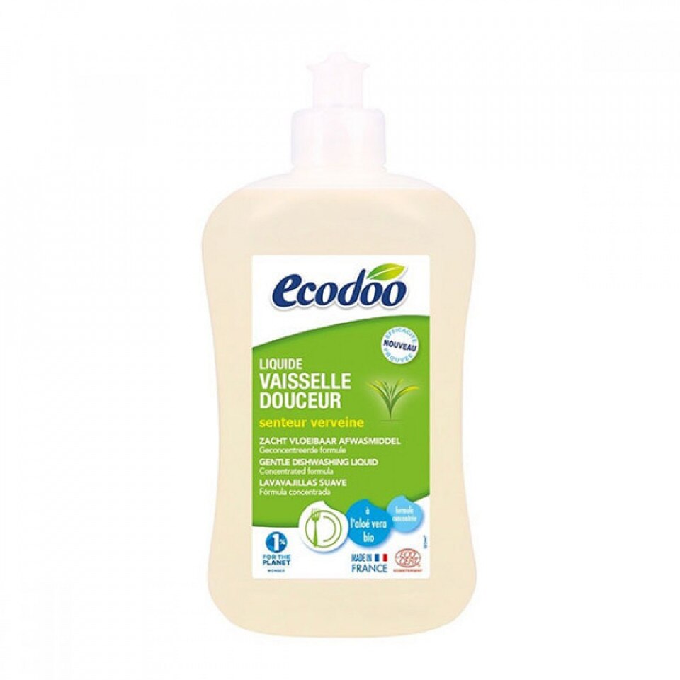 Detergent bio lichid pentru vase delicat cu aloe vera Ecodoo, Ecodoo, 500ml
