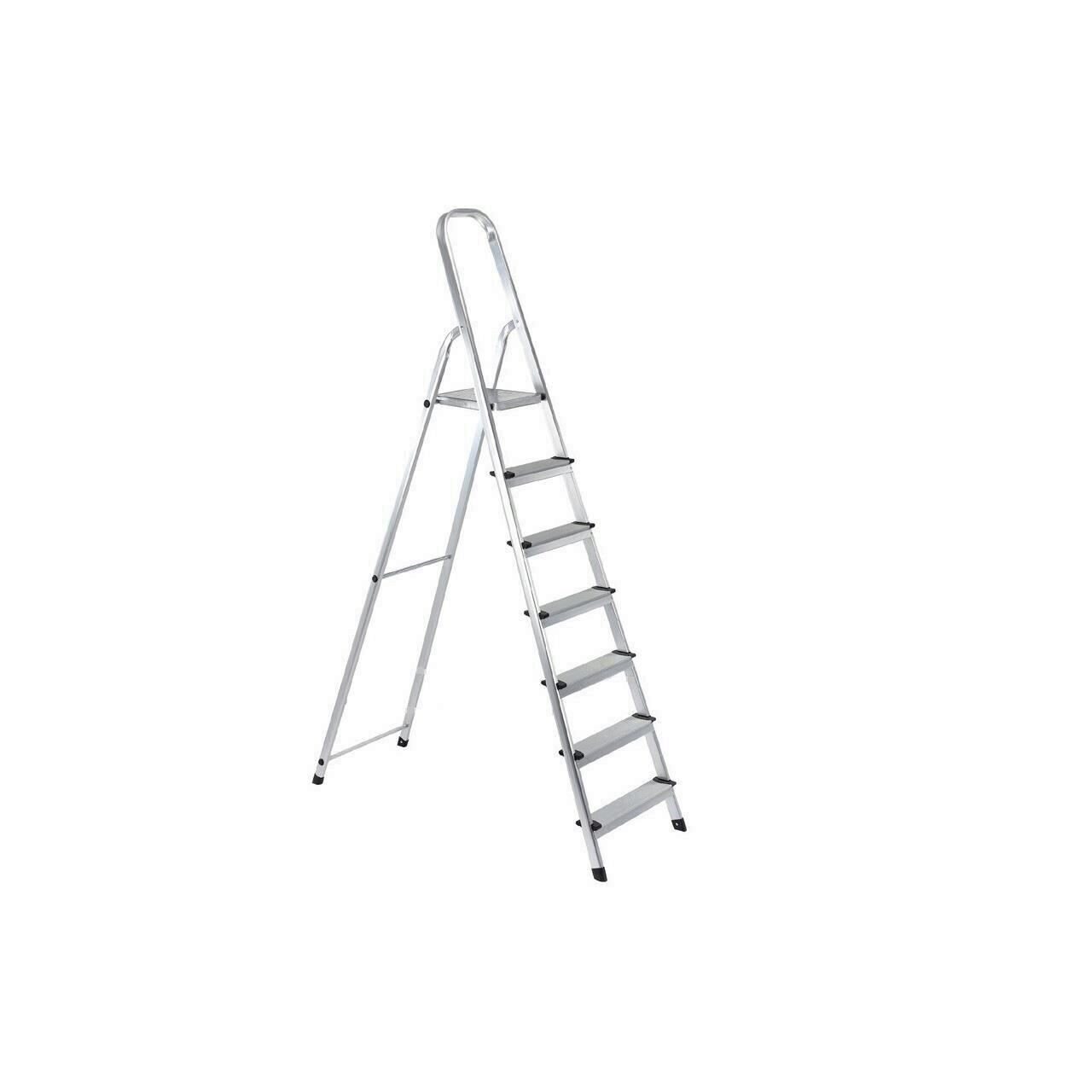 Scara aluminiu 7 trepte, Strend Pro ALW7, 2.2 m, 120 kG