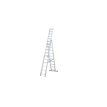 Scara aluminiu 3 tronsoane, 11 trepte, Strend Pro Classik CLT3-11, inaltime 6.5 m Scara aluminiu 3 tronsoane, 11 trepte, Strend Pro Classik CLT3-11, inaltime 6.5 m
