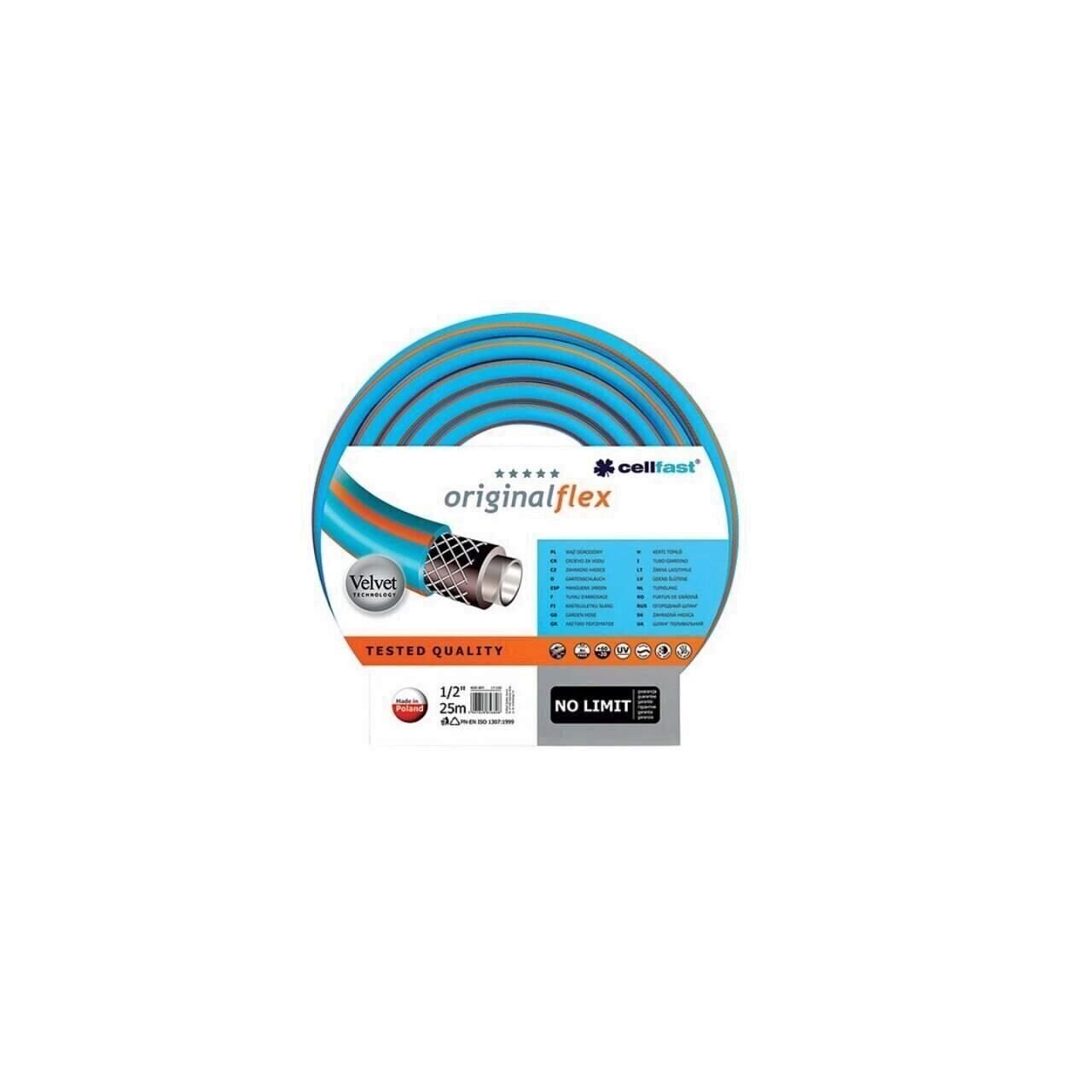 Furtun de gradina profesional Strend Pro Cellfast Original Flex, 1/2