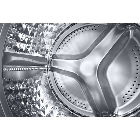 Masina de spalat rufe Samsung WW70TA046AX/LE, 7 kg, 1400 RPM, Clasa A+++, Eco Bubble, Bubble Soak, Steam, Smart Check, Motor Digital Inverter, Inox