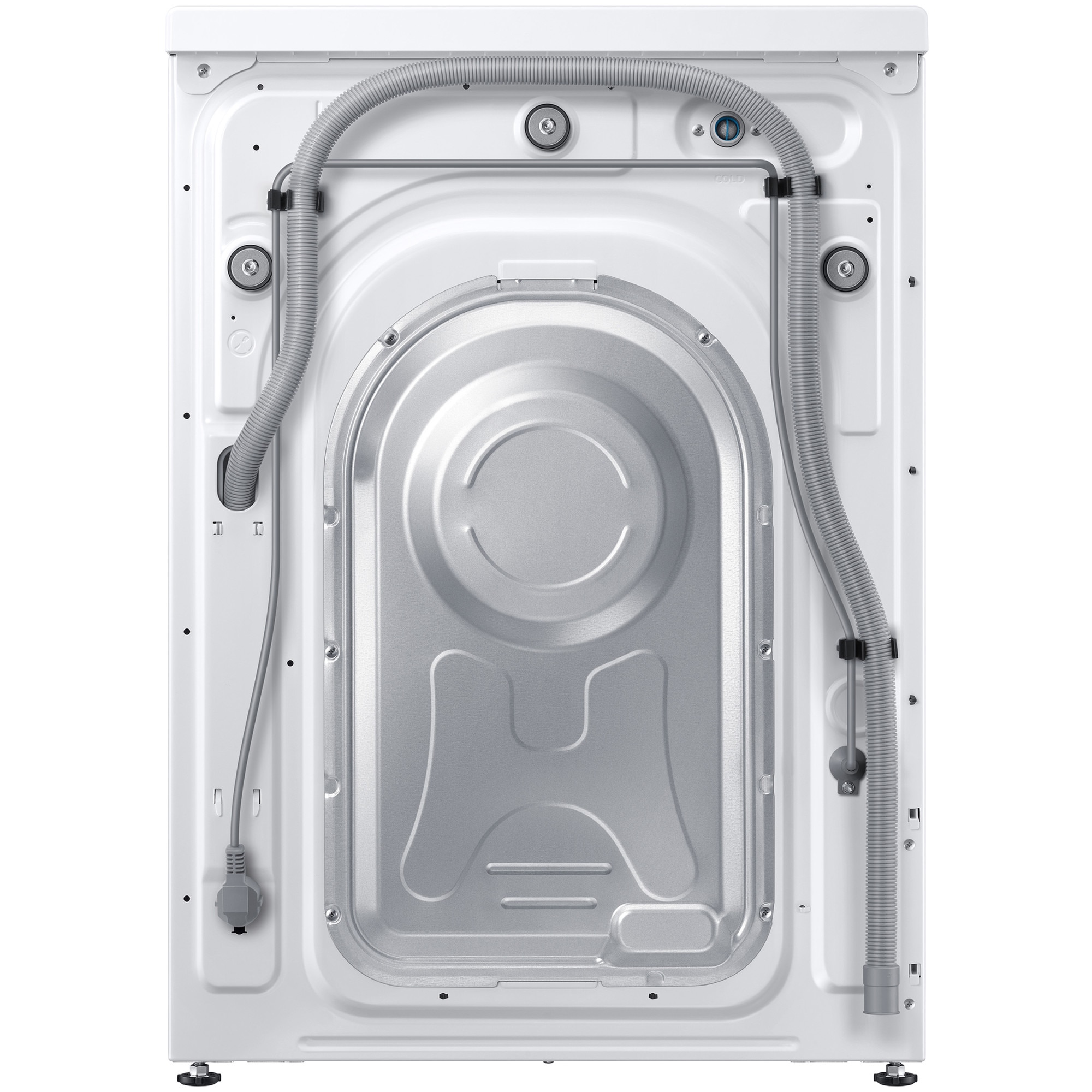 Masina de spalat rufe Samsung WW90T554DAW/S7, 9 kg, 1400 RPM, Clasa A, Add Wash, AI Control, Steam, Eco Bubble, Drum Clean, Motor Digital Inverter, Wifi, Smart Control, Alb
