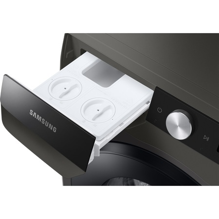 Masina de spalat rufe Samsung WW80T534DAX/S7, 8 kg, 1400 RPM, Clasa B, Auto-Dispenser, AI Control, Steam, Eco Bubble, Drum Clean, Motor Digital Inverter, Wifi, Inox