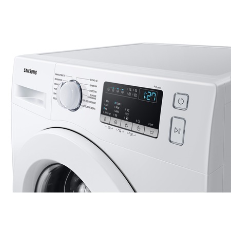 Masina de spalat rufe Samsung WW70T4020EE/LE, 7 kg, 1200 RPM, Clasa D, Steam, Smart Check, Drum Clean, Motor Digital Inverter, Alb