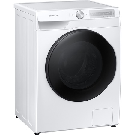 Masina de spalat rufe cu uscator Samsung WD10T634DBH/S7, Spalare 10.5 kg, Uscare 6 kg, 1400 RPM, Clasa E, AI Control, Auto Dispenser, Super Speed 59, Steam, Motor Digital Inverter, Wifi, Alb