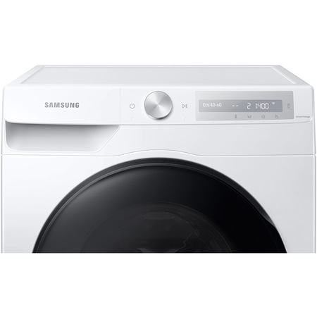 Пералня със сушилня Samsung WD10T634DBH/S7, Пране 10.5 кг, Сушене 6 кг, 1400 об/мин, Клас A, AI Control, Auto Dispenser, Super Speed 59, Steam, Мотор Digital Inverter, Wifi, Бял