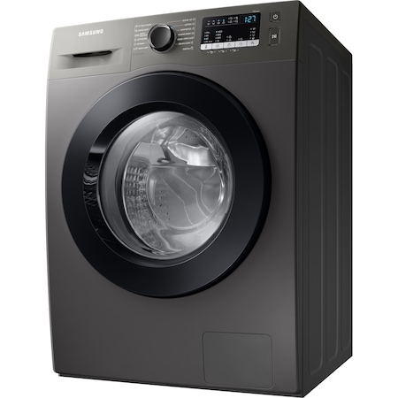 Masina de spalat rufe cu uscator Samsung WD80T4046CX/LE, Spalare 8 kg, Uscare 5 kg, 1400 RPM, Clasa B, Eco Bubble, Bubble Soak, Steam, Airwash, Motor Digital Inverter, Inox