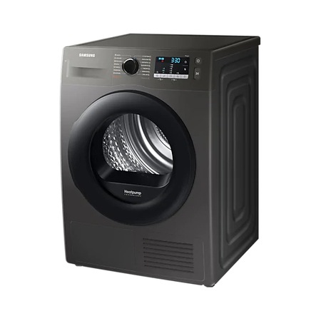 Uscator de rufe Samsung DV90TA040AX/LE, Pompa de caldura, 9 kg, Clasa A++, Quick Dry, Optimal Dry, Wrinkle Prevent, Smart Check, Inox