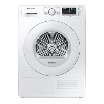 Uscator de rufe Samsung DV80TA020TT/LE, Pompa de caldura, 8 kg, Clasa A++, Quick Dry, Optimal Dry, Wrinkle Prevent, Smart Check,Alb Uscator de rufe Samsung DV80TA020TT/LE, Pompa de caldura, 8 kg, Clasa A++, Quick Dry, Optimal Dry, Wrinkle Prevent, Smart Check,Alb