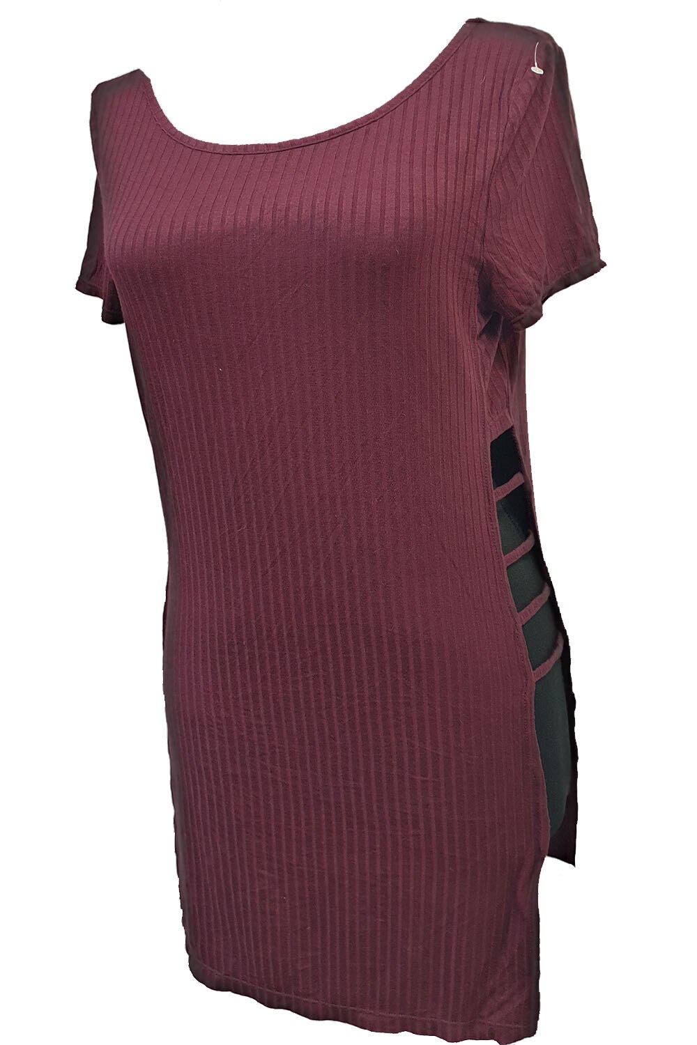 Tricou dama,Tally Weijl, cu bretele pe lateral, Grena
