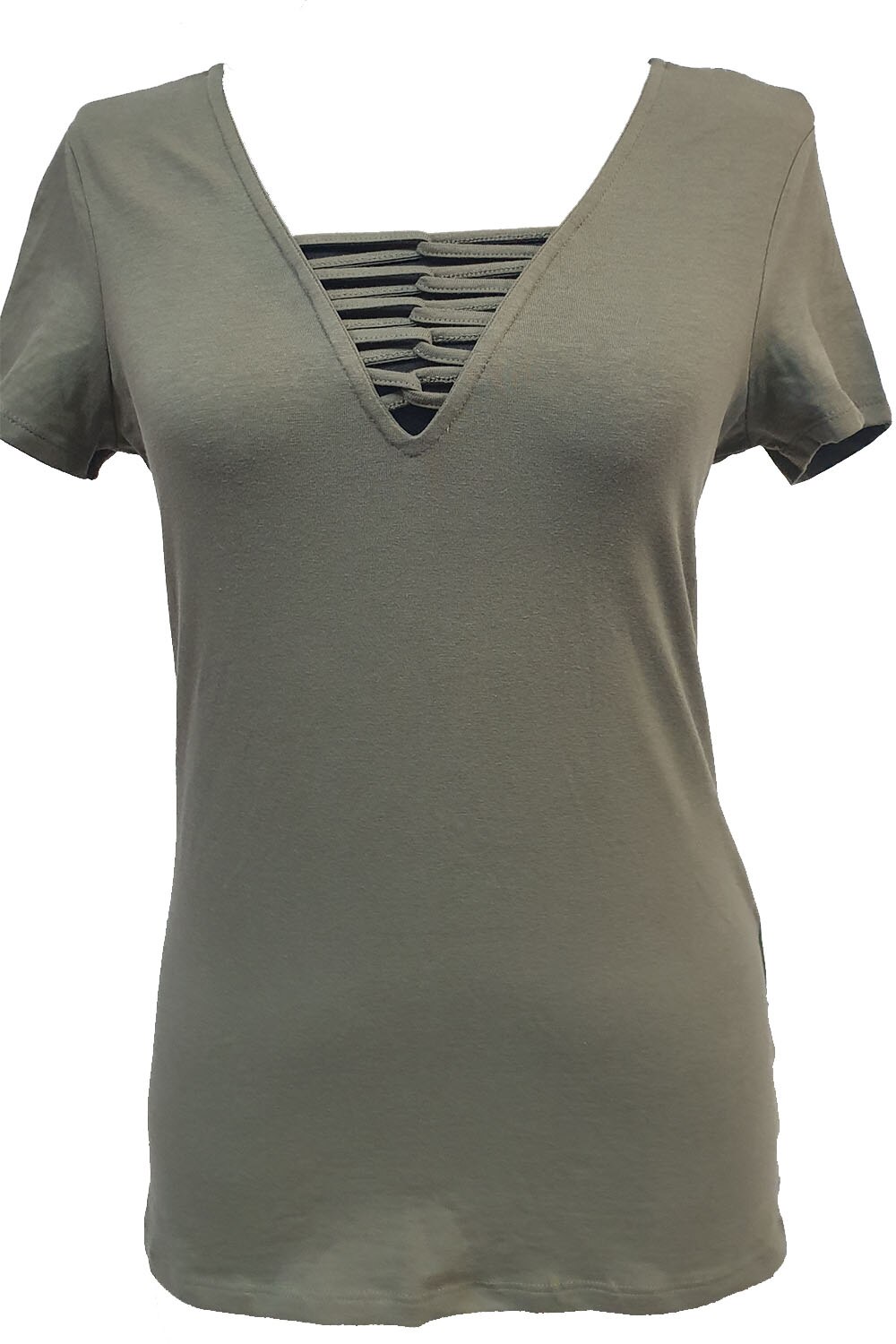 Tricou dama,Tally Weijl, verde militar, L