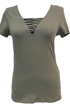 Tricou dama,Tally Weijl, verde militar, L Tricou dama,Tally Weijl, verde militar, L