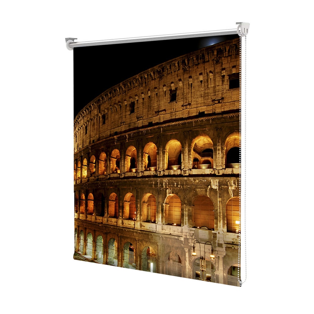 Rolete Art Shade tip Jaluzele cu Rulou si sistem inclus, Amfiteatru in Roma, Decoratiuni, Latime 55 cm x Inaltime 250 cm