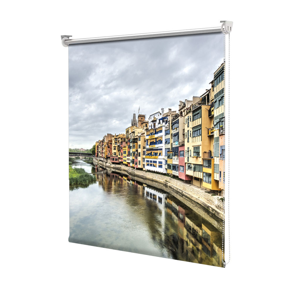 Rolete Art Shade tip Jaluzele cu Rulou si sistem inclus, Catalunia Spania, Decoratiuni, Latime 55 cm x Inaltime 250 cm