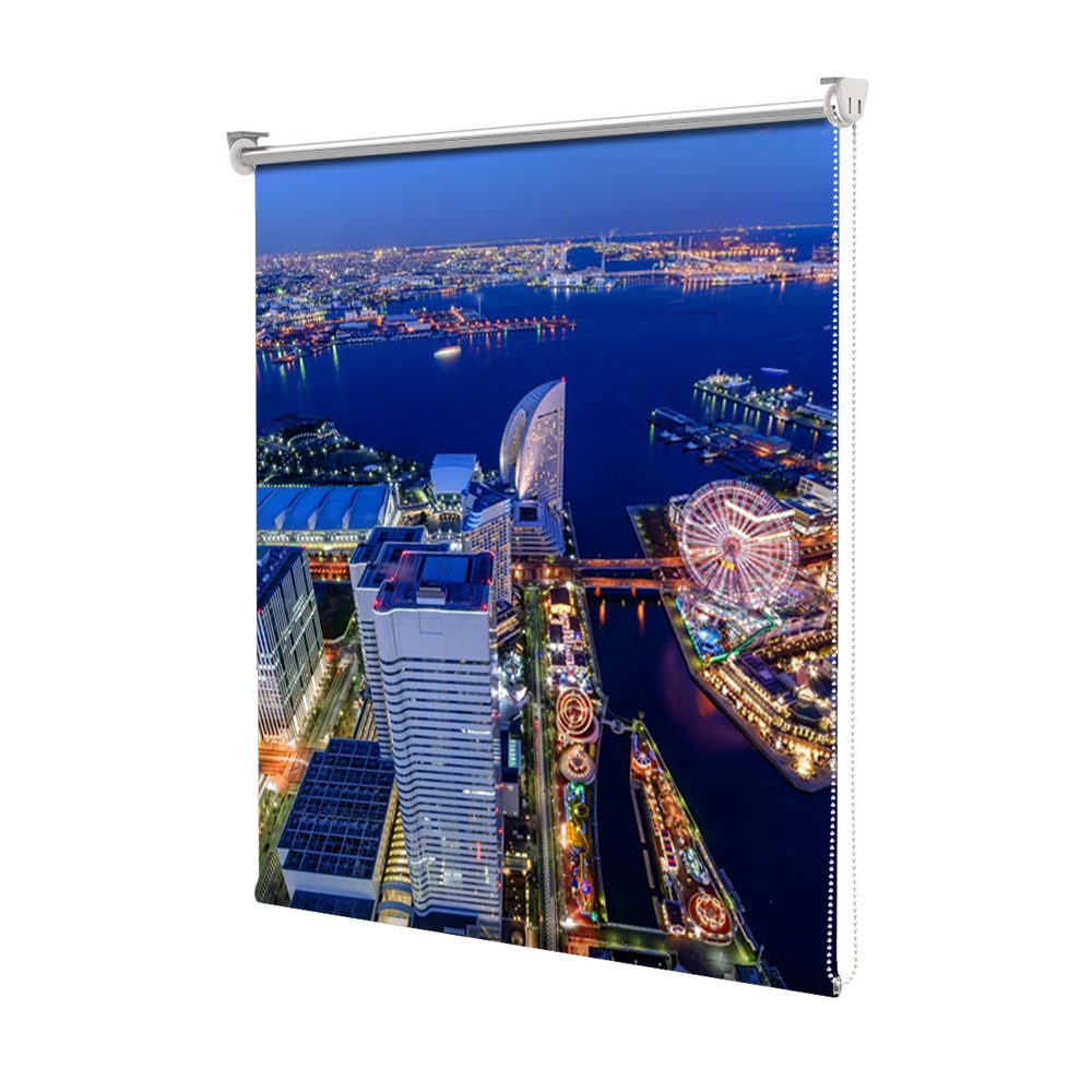 Rolete Art Shade tip Jaluzele cu Rulou si sistem inclus, Yokohoma Japonia, Decoratiuni, Latime 55 cm x Inaltime 250 cm