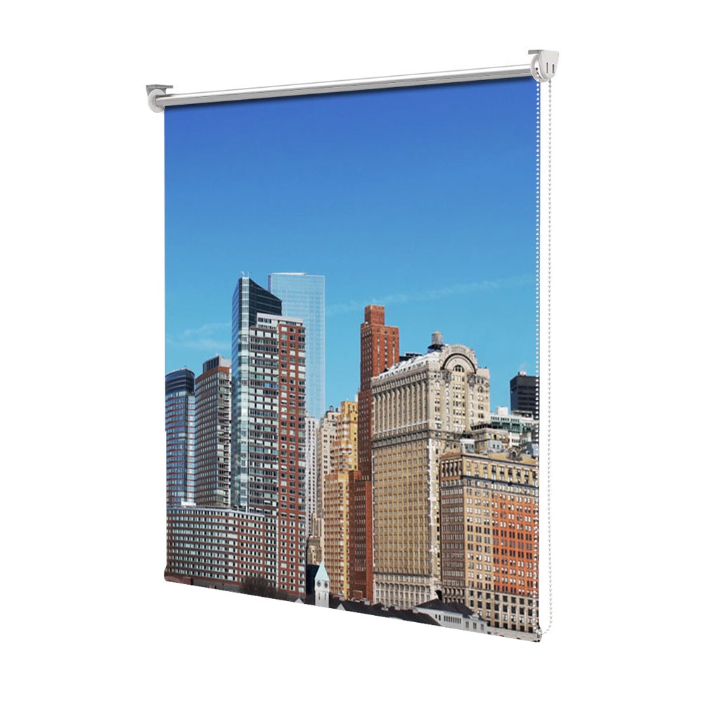 Rolete Art Shade tip Jaluzele cu Rulou si sistem inclus, New York9, Decoratiuni, Latime 55 cm x Inaltime 250 cm