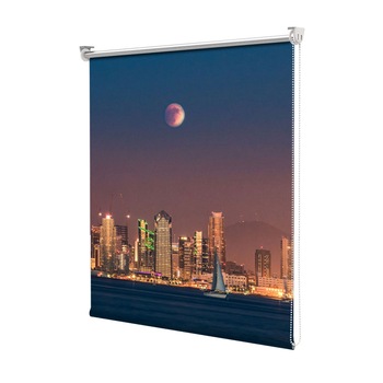 Rolete Art Shade tip Jaluzele cu Rulou si sistem inclus, Eclipsa de luna in San Diego, Decoratiuni, Latime 55 cm x Inaltime 250 cm Rolete Art Shade tip Jaluzele cu Rulou si sistem inclus, Eclipsa de luna in San Diego, Decoratiuni, Latime 55 cm x Inaltime 250 cm