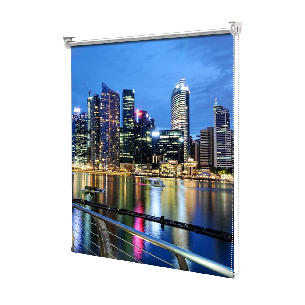 Rolete Art Shade tip Jaluzele cu Rulou si sistem inclus, Singapore, Decoratiuni, Latime 55 cm x Inaltime 250 cm