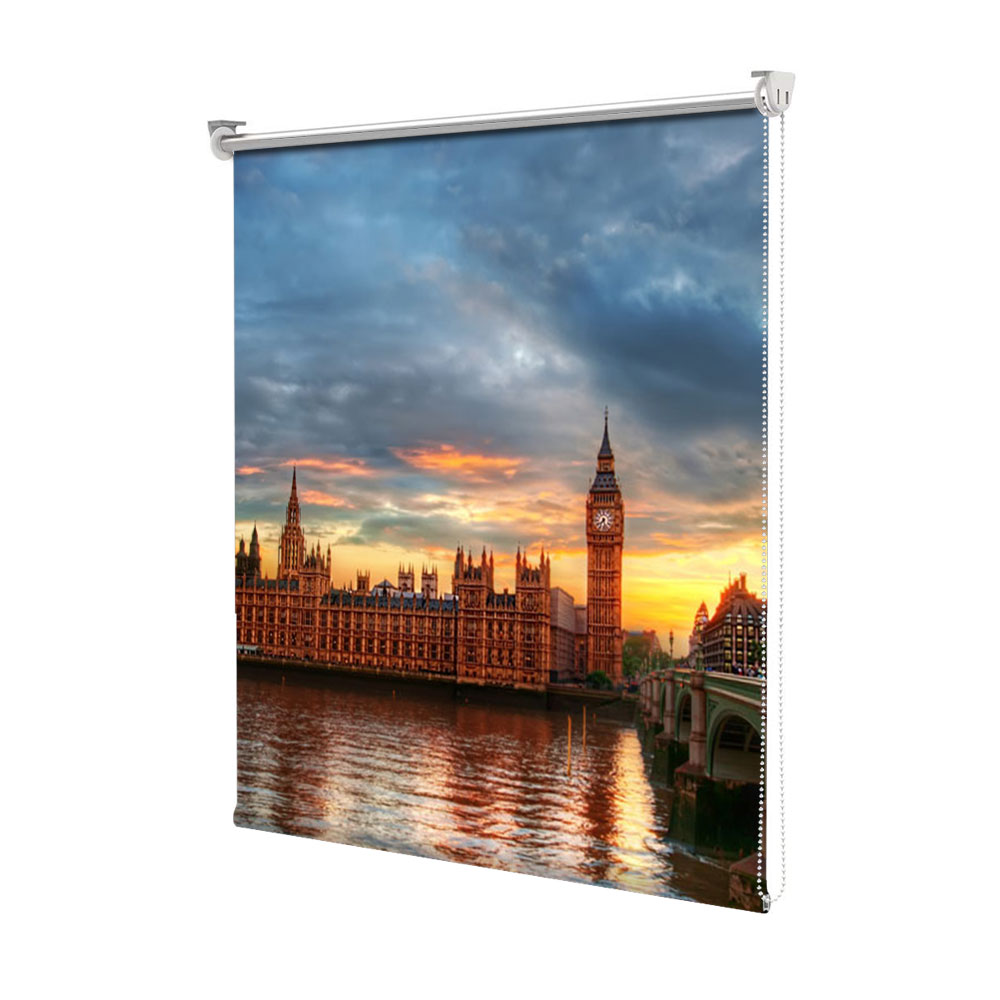 Rolete Art Shade tip Jaluzele cu Rulou si sistem inclus, Palatul Wesminster Anglia, Decoratiuni, Latime 55 cm x Inaltime 250 cm