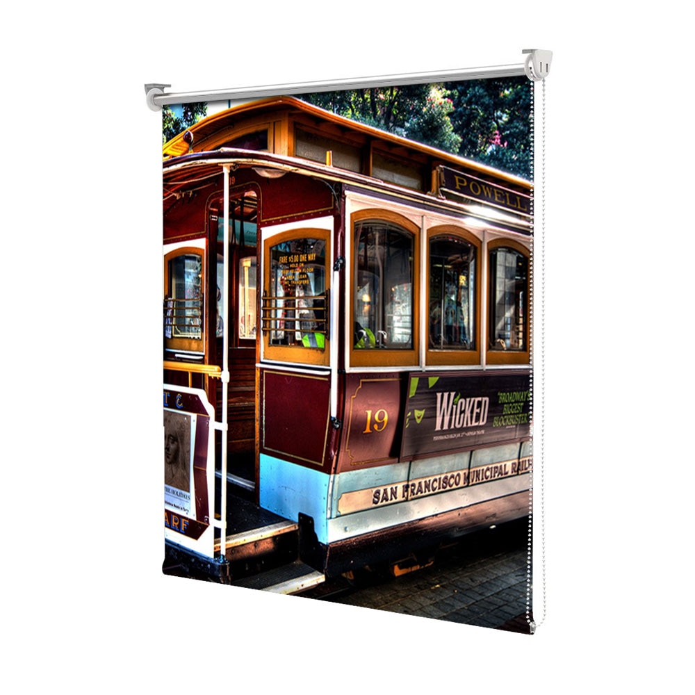 Rolete Art Shade tip Jaluzele cu Rulou si sistem inclus, In San Francisco, Decoratiuni, Latime 55 cm x Inaltime 250 cm
