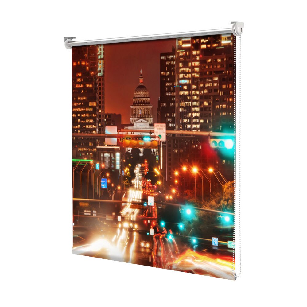 Rolete Art Shade tip Jaluzele cu Rulou si sistem inclus, Austin Texas SUA, Decoratiuni, Latime 55 cm x Inaltime 250 cm