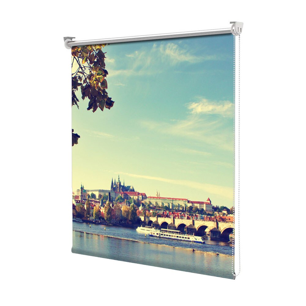Rolete Art Shade tip Jaluzele cu Rulou si sistem inclus, Pod in Praga Cehia, Decoratiuni, Latime 55 cm x Inaltime 250 cm