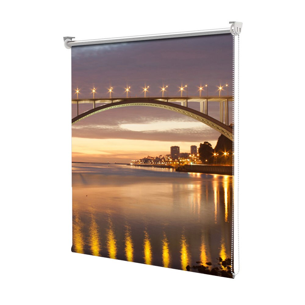 Rolete Art Shade tip Jaluzele cu Rulou si sistem inclus, Porto Portugalia, Decoratiuni, Latime 55 cm x Inaltime 250 cm