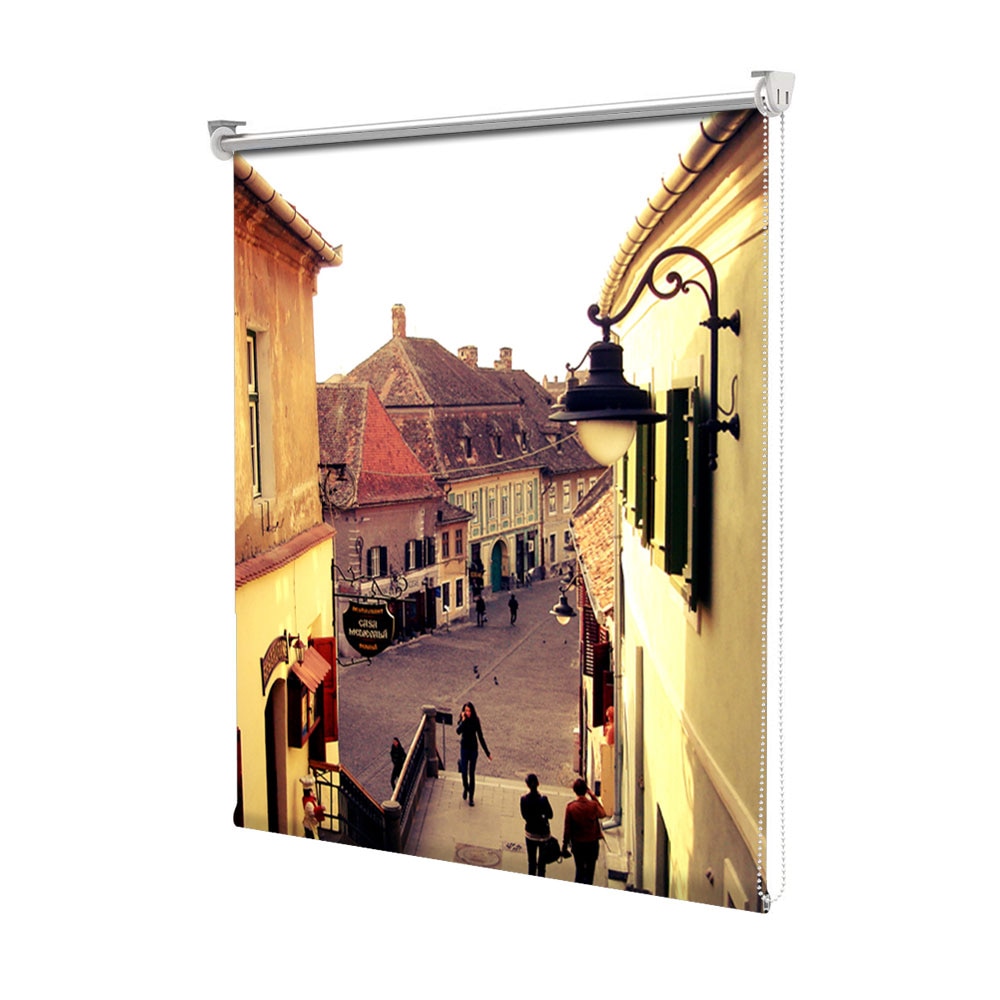Rolete Art Shade tip Jaluzele cu Rulou si sistem inclus, In Sighisoara Romania, Decoratiuni, Latime 140 cm x Inaltime 250 cm