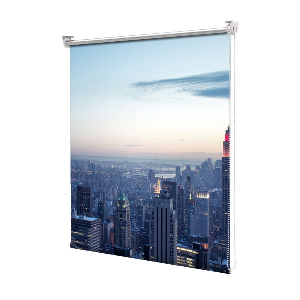 Rolete Art Shade tip Jaluzele cu Rulou si sistem inclus, Apus de iarna in New York, Decoratiuni, Latime 55 cm x Inaltime 250 cm