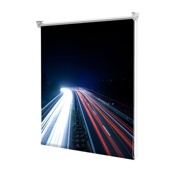 Rolete Art Shade tip Jaluzele cu Rulou si sistem inclus, Lumini pe autostrada, Decoratiuni, Latime 55 cm x Inaltime 250 cm Rolete Art Shade tip Jaluzele cu Rulou si sistem inclus, Lumini pe autostrada, Decoratiuni, Latime 55 cm x Inaltime 250 cm