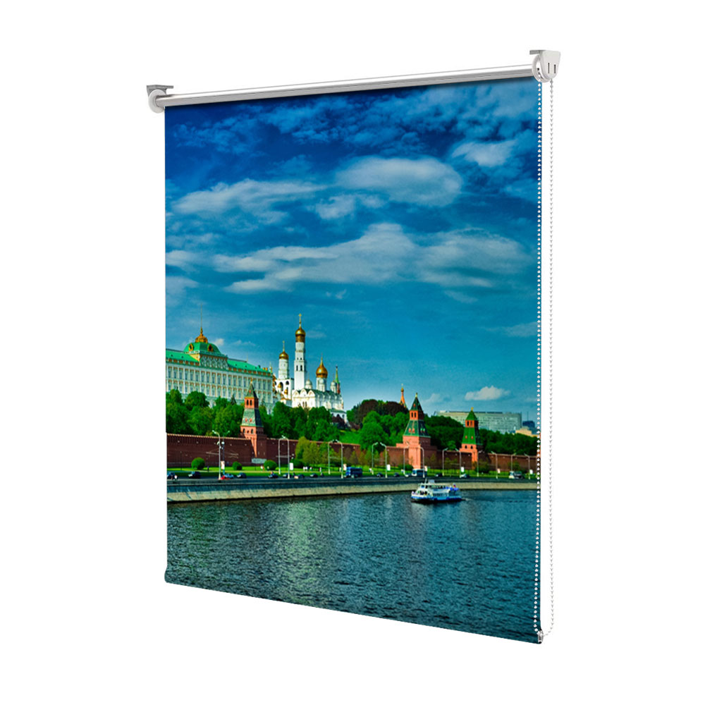 Rolete Art Shade tip Jaluzele cu Rulou si sistem inclus, Kremlin Moscova, Decoratiuni, Latime 55 cm x Inaltime 250 cm