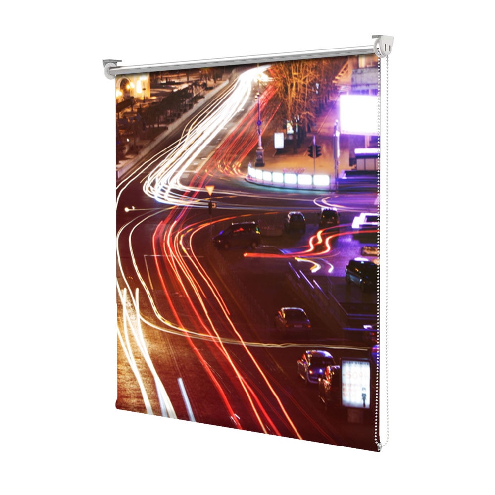 Rolete Art Shade tip Jaluzele cu Rulou si sistem inclus, Intersectie, Decoratiuni, Latime 55 cm x Inaltime 250 cm
