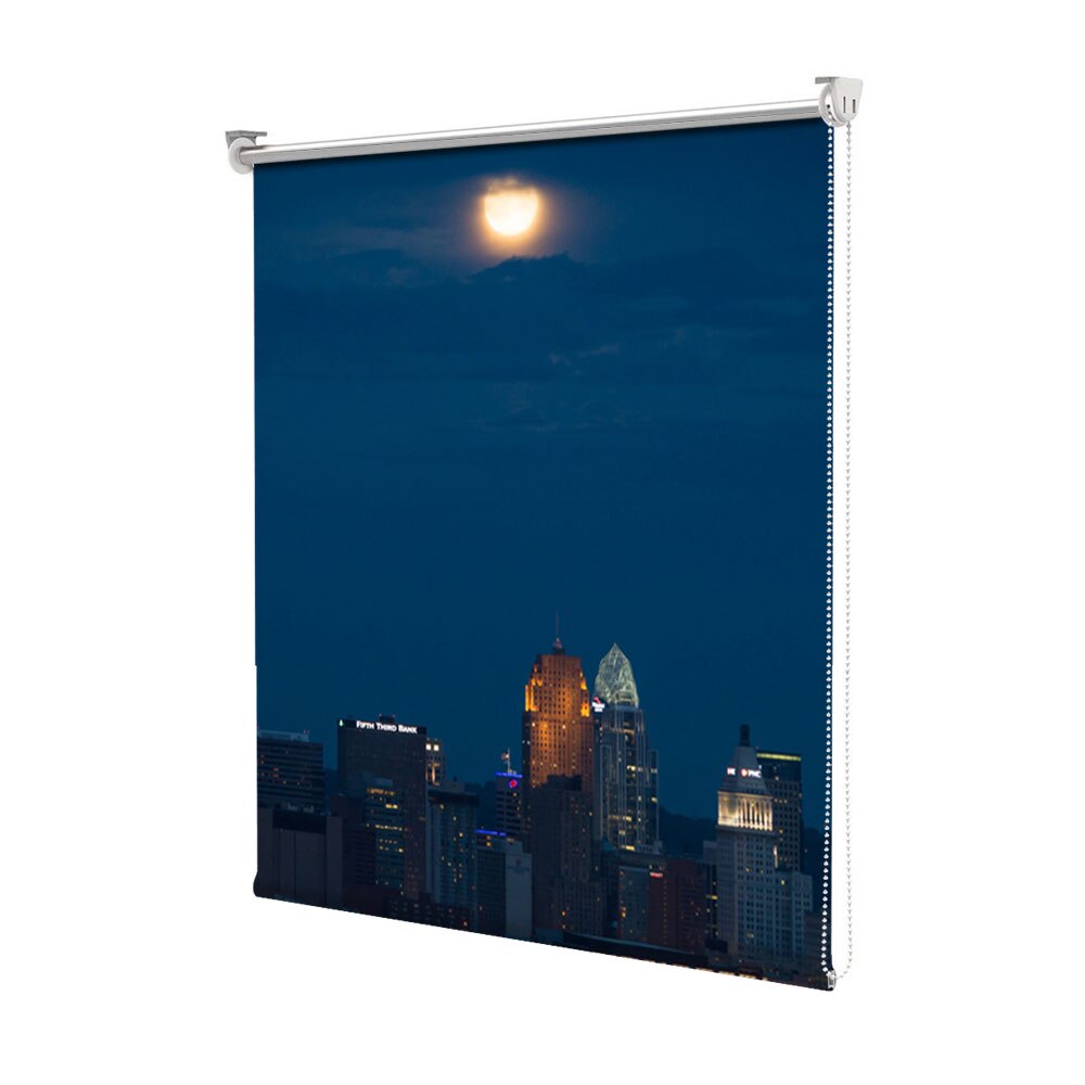 Rolete Art Shade tip Jaluzele cu Rulou si sistem inclus, O noapte in Cincinnati, Decoratiuni, Latime 170 cm x Inaltime 130 cm