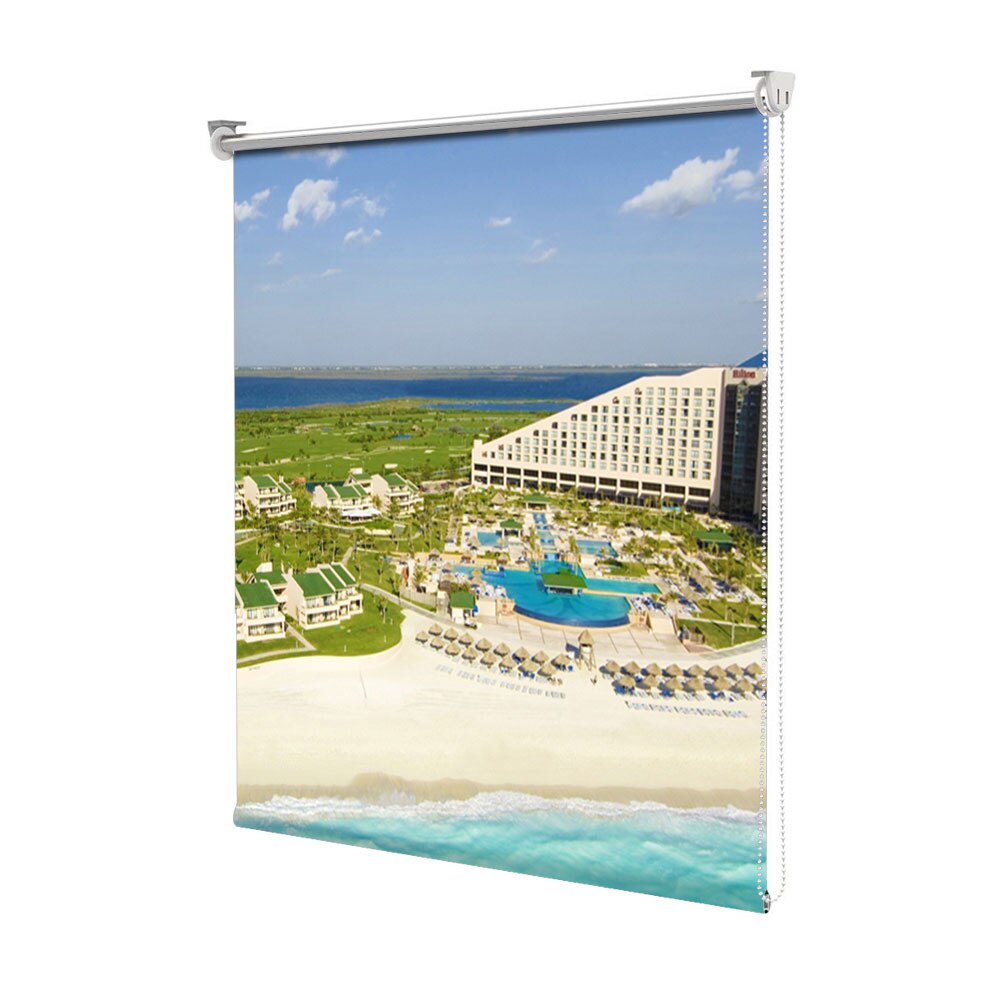 Rolete Art Shade tip Jaluzele cu Rulou si sistem inclus, Cancun Mexic, Decoratiuni, Latime 130 cm x Inaltime 130 cm
